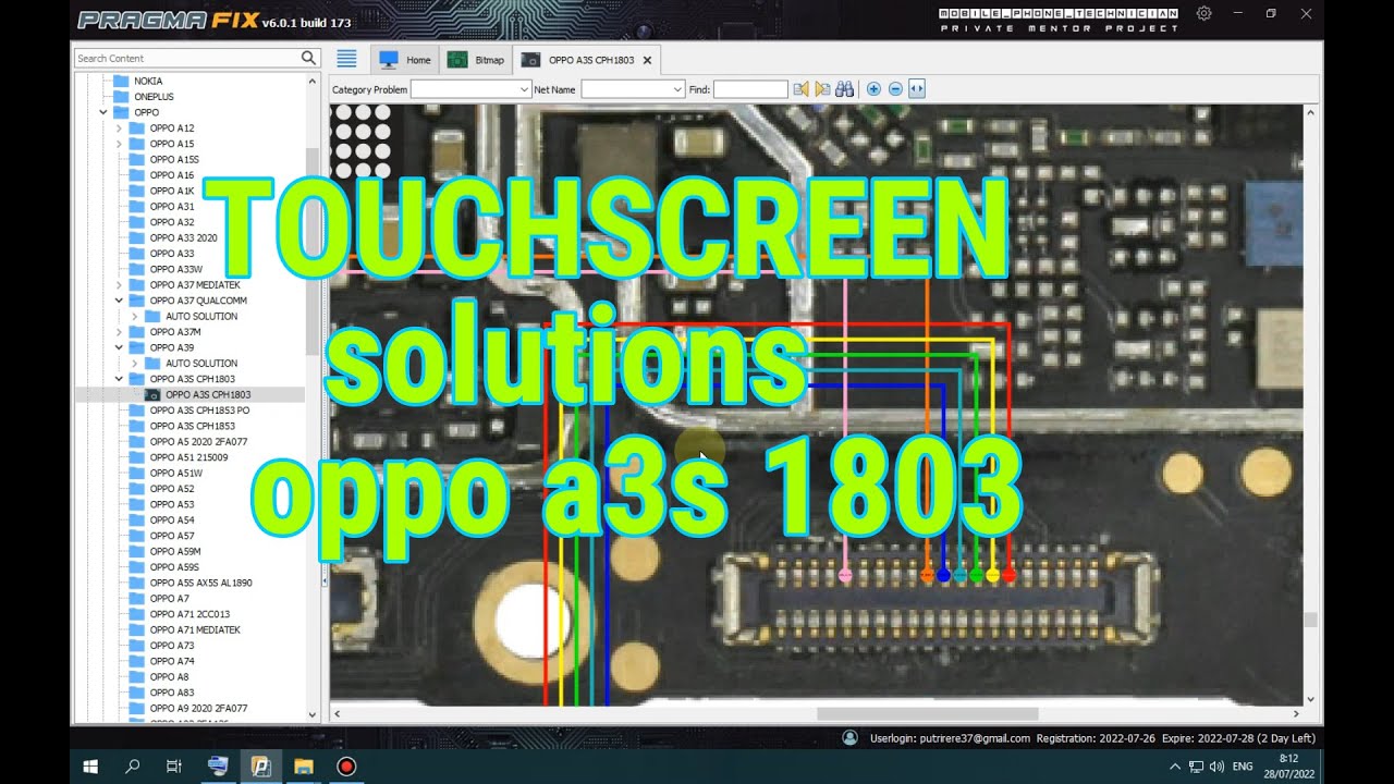 OPPO A3S 1803 SEKEMA JALUR TOUCHSCREEN SCHEMATIK HARDWARE AND SOLUTIONS ...