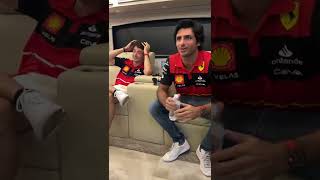 Leclerc learns how to support one's favourite football team😂