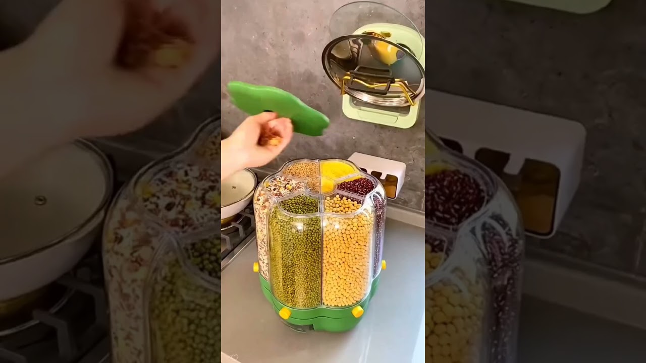 Wadah Makanan Premium dengan 6 Sekat Untuk Menyimpan Berbagai Bahan Makanan dengan Mudah 