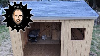 Building a 10 x 12 Shed, Part 4: Roofing and Flashing