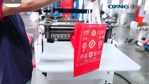 Side Gusset Nonwoven Box Bag Handle Bag|New Structure Nonwoven Bag Making Machine|Indonesia Market