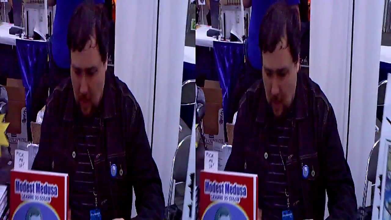 Modest Medusa sketching with Jake Richmond, 3D video