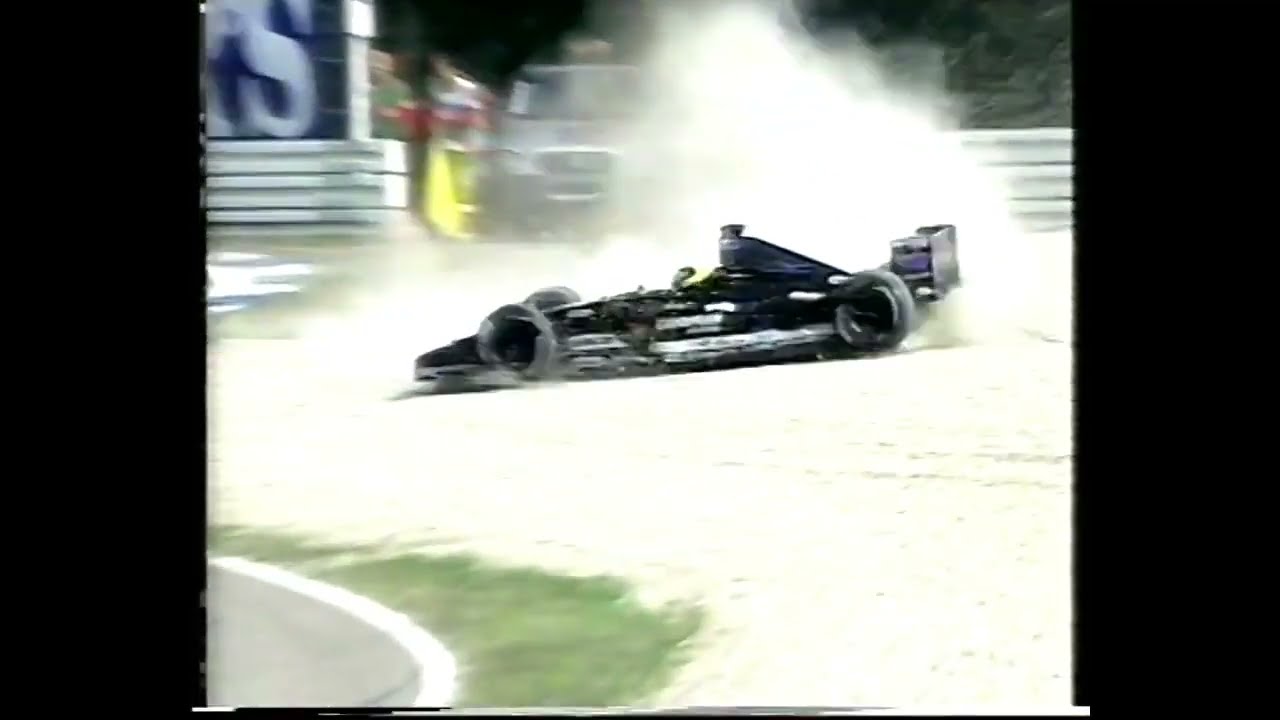 2001 F1 German GP-Warm-up - Tarso Marques (Minardi) went off