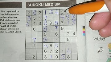 An outstanding Medium Sudoku puzzle (with a PDF file) 06-26-2019 part 2 of 3