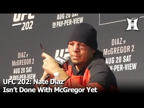 UFC 202: Nate Diaz On Loss To McGregor, Why $2 Million Isn’t Enough; Wants Trilogy Fight Next (FULL)