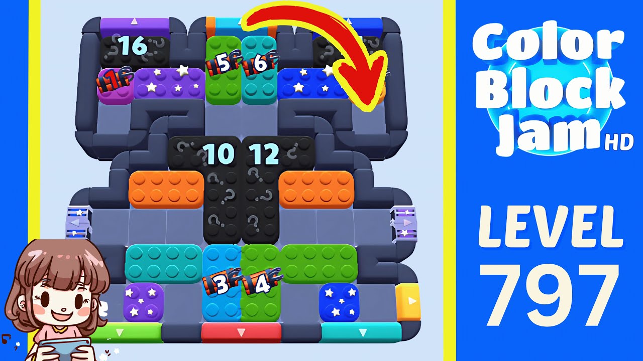 Color Block Jam Level 797 Solution Walkthrough - YouTube
