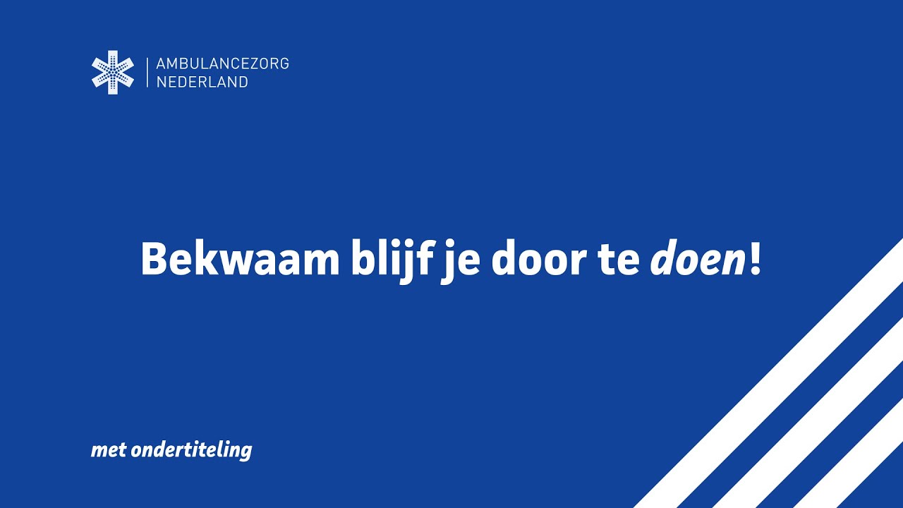 Bekwaam blijf je door te doen! (met ondertiteling)