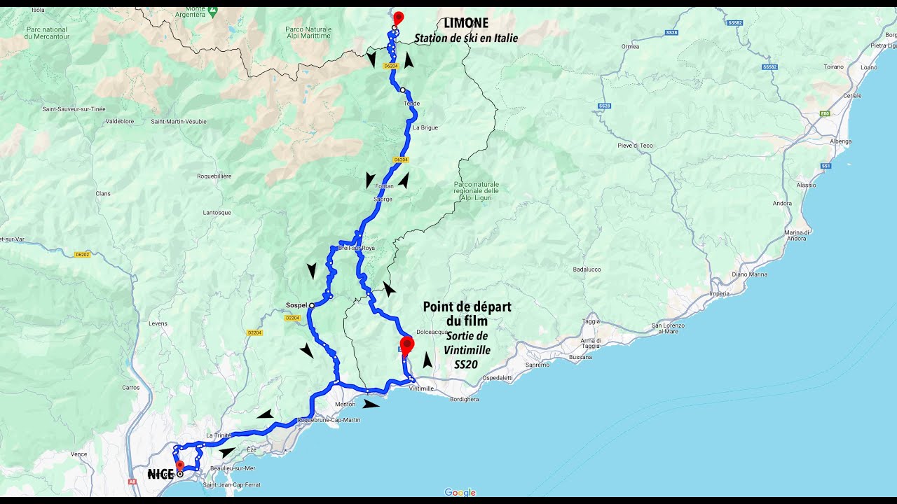 Route des 46 lacets - Col de Tende - Limone 1400 en moto !