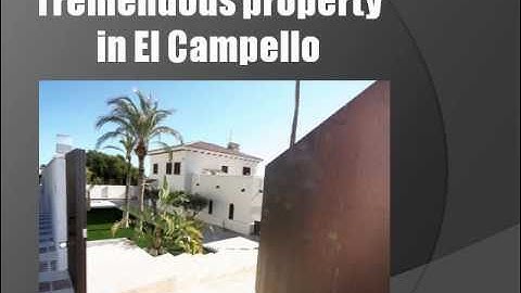 El Campello First line sea villa 1800000€