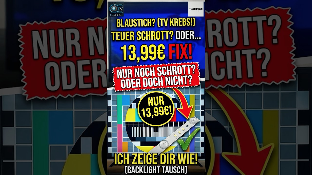 TV KREBS?! 😱 So rettest du ihn für 13€!