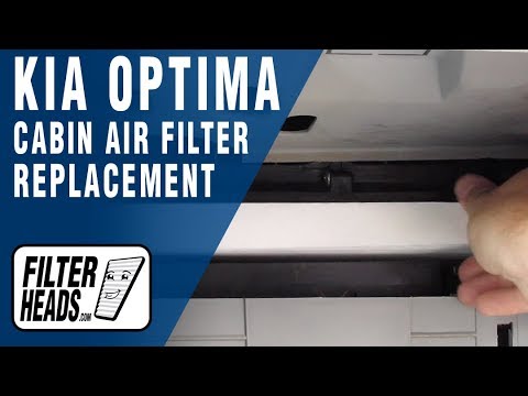 How to Replace Cabin Air Filter 2009 Kia Optima