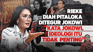 RIEKE DIAH PITALOKA DITEGUR JOKOWI. "KATA JOKOWI IDEOLOGI ITU TIDAK PENTING"