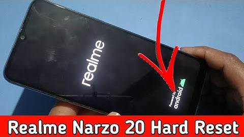 Realme Narzo 20 Hard Reset and Unlock Pattern 100% Working Process