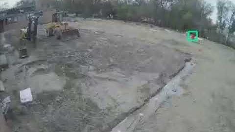 Camect Detects Person at Construction Site