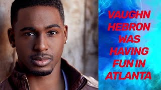 Vaughn Hebron aka Barry was spotted in Atlanta having fun just by himself. Details