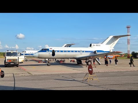 Видео: Як-40 а/к Вологодское авиапредприятие | Рейс Великий Устюг — Вологда