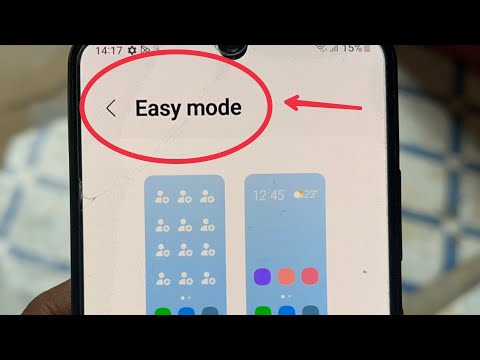 Easy Mode Feature in Samsung Phones