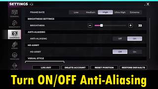 How To Turn ON & OFF Anti-Aliasing in Gangstar Mirage City