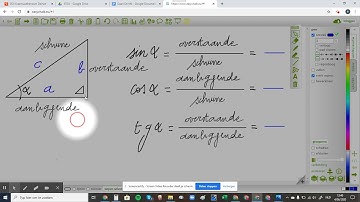 Driehoeksmeetkunde voor Dummies - de goniometrische getallen: sinus, cosinus, tangens