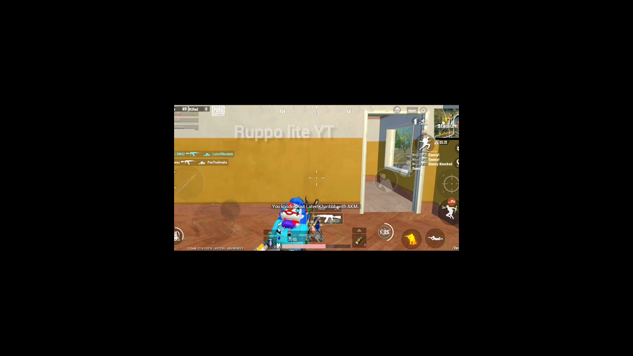 Ruppo 1 vs 3 clutch video pubg mobile lite 