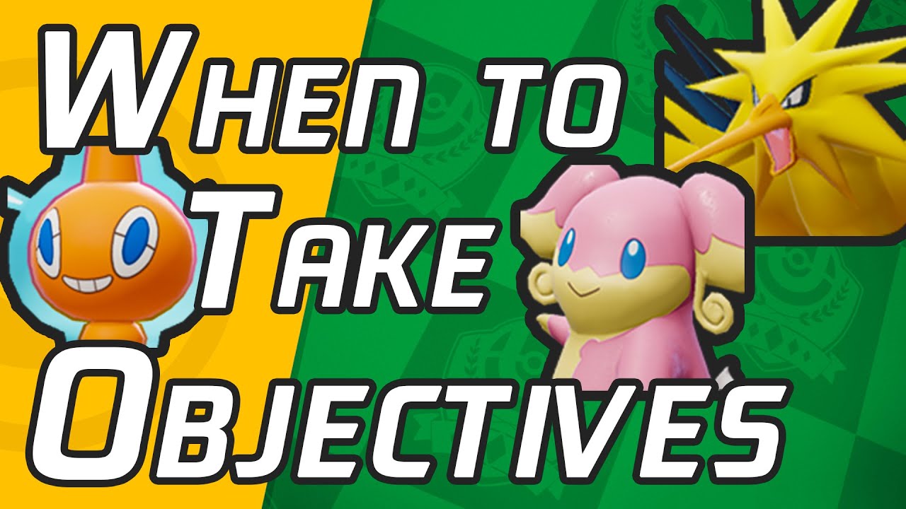 WHEN to TAKE OBJECTIVES in Pokemon Unite