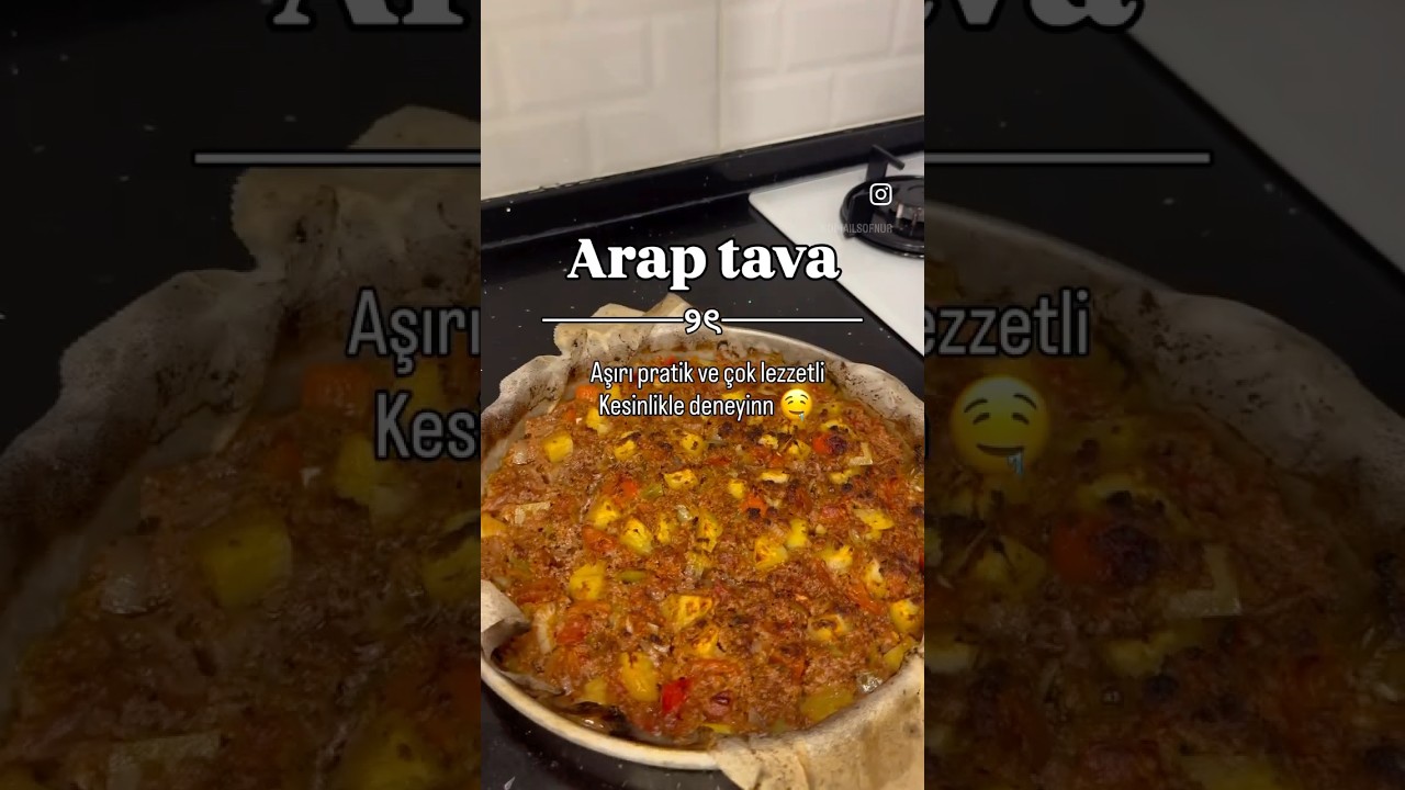 Dünyanın em kolay ve en güzel yemeğini yapıyoruz arap tava 😍 #pratiktarifler