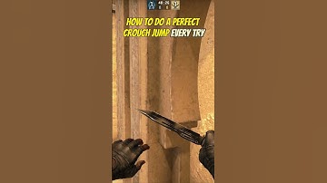 MAKE A PERFECT CROUCH JUMP EVERY TRY #shorts #csgo