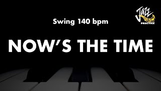 Now's The Time - Jazz Standard Backing Track