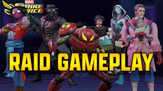 RAID GAMEPLAY SPIDER-SOCIETY - GOOD?? - MARVEL Strike Force - MSF