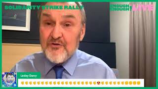 LIVE: Enough is Enough solidarity strike rally as 500,000 workers prepare to take action tomorrow