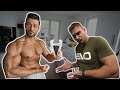 HARTE Kritik vom Profi Bodybuilding Coach | KFA Messung 3 Weeks Out + Training