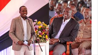 GOVERNOR SIMBA ARATI CRACKS UP PRESIDENT RUTO IN KISII!!