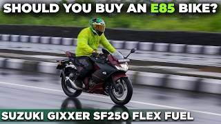 India’s E85 Bike Tested: Suzuki Gixxer SF250 Flex Fuel