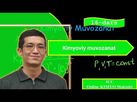 Kimyoviy muvozanat | 16-dars