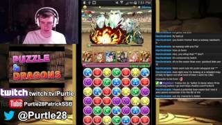 Puzzle and Dragons Challenge Dungeons! 23 Level 7 - No RCV - Awoken Ra ( A.Ra )