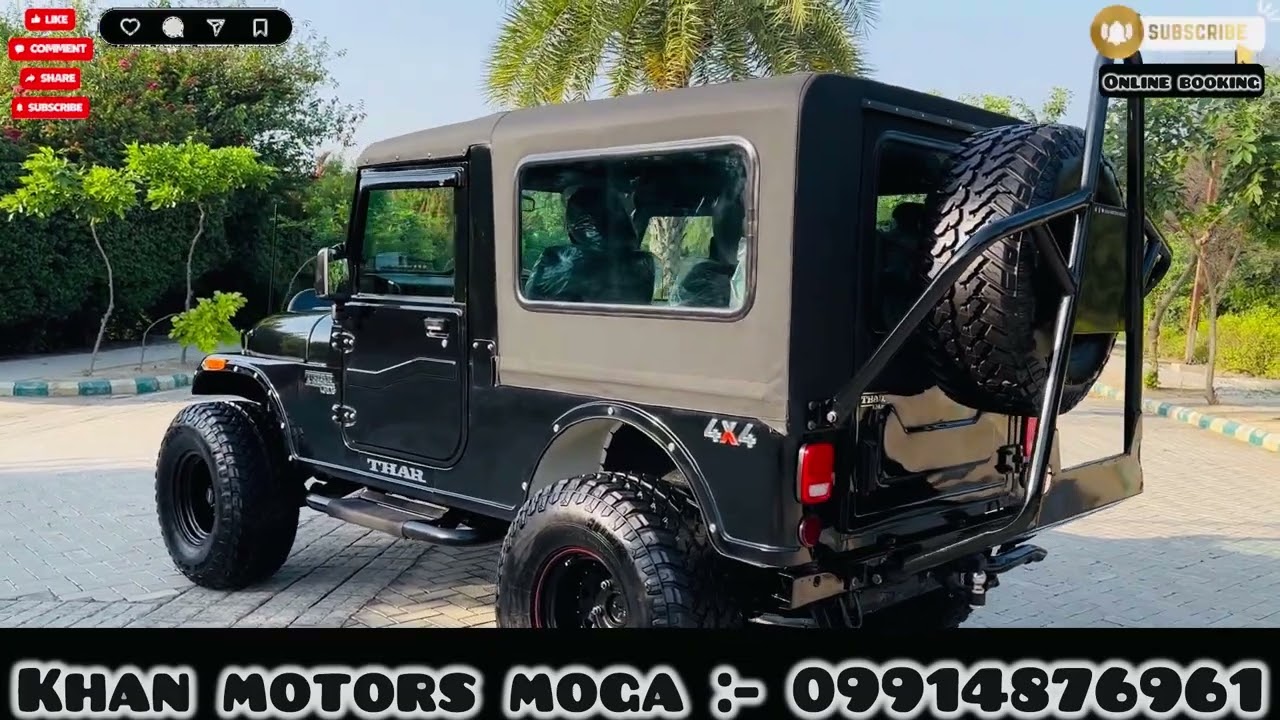 Mahindra Thar Crde modified | Khan Motors Moga |M-9914876961 | Ready on order basis | Online booking