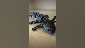 Robot Axolotl #3dprinting #3d #3dprint #3dprinter #3dprinted #design #3dmodeling #3dmodel #ender