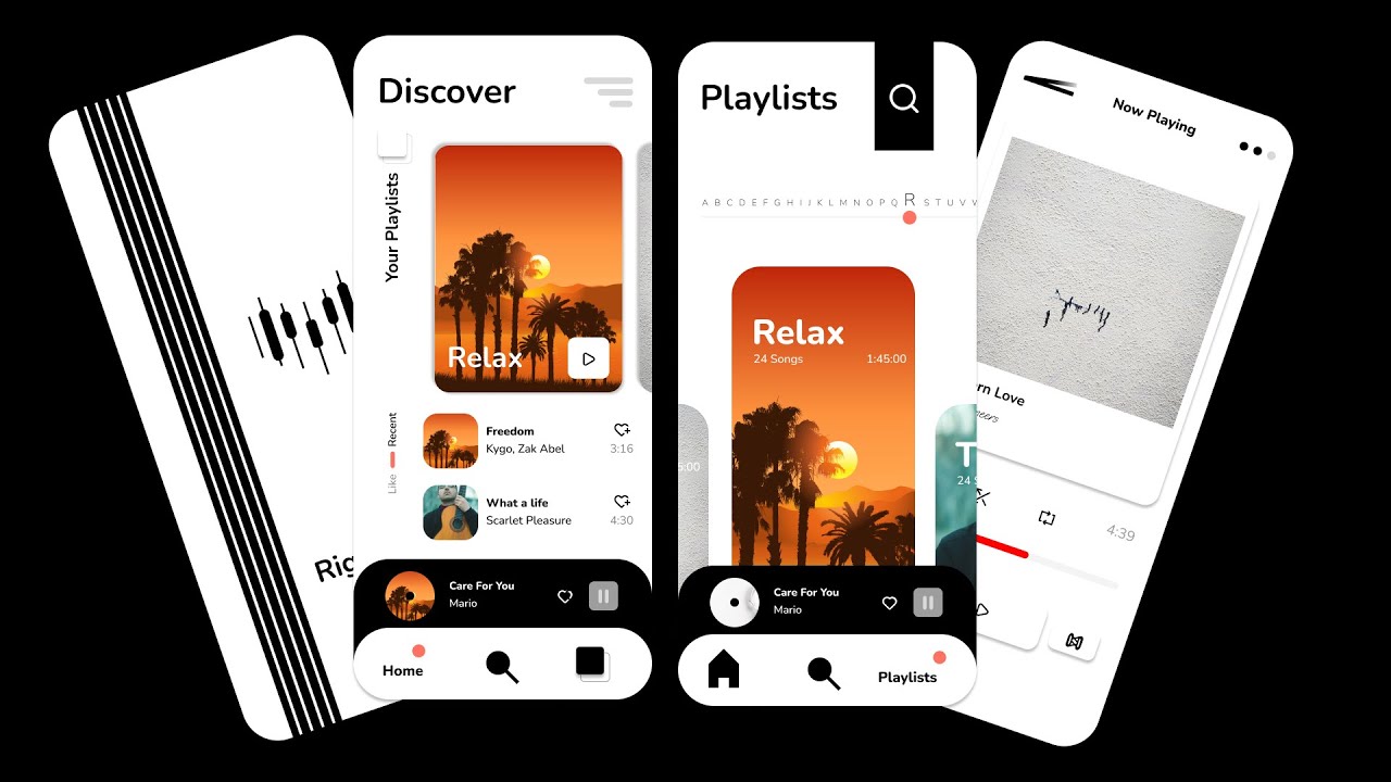 Figma Ui Design. #Music Player - YouTube