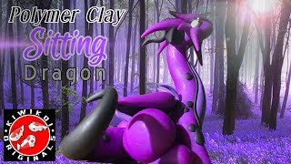 Polymer Clay Dragon | Sitting Dragon | Time Lapse