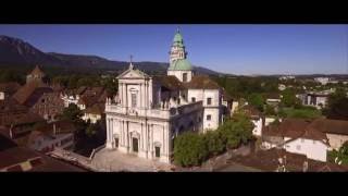 Solothurn City Aerial Footage