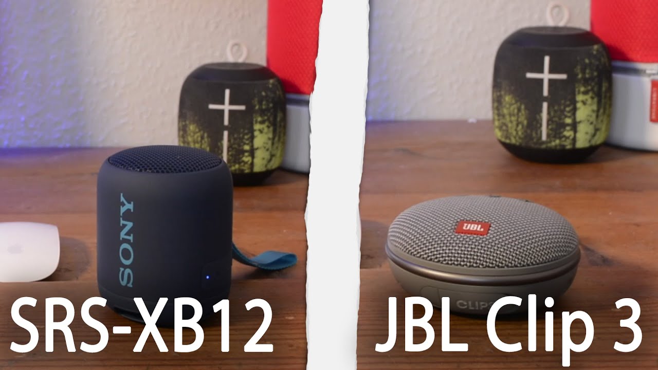 Sound Check : Sony SRS-XB12 vs JBL Clip 