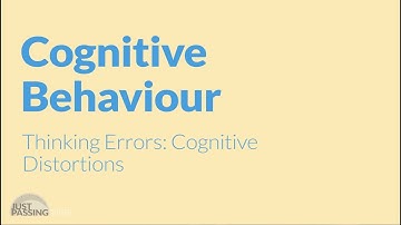 CBT What Are Cognitive Distortions?
