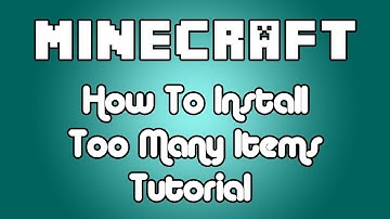 Minecraft How to Install Too Many Items Tutorial 1.5.2