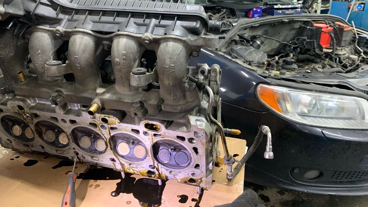 Искали дефект клапана, а нашли трещину в головке блока цилиндров VOLVO ...