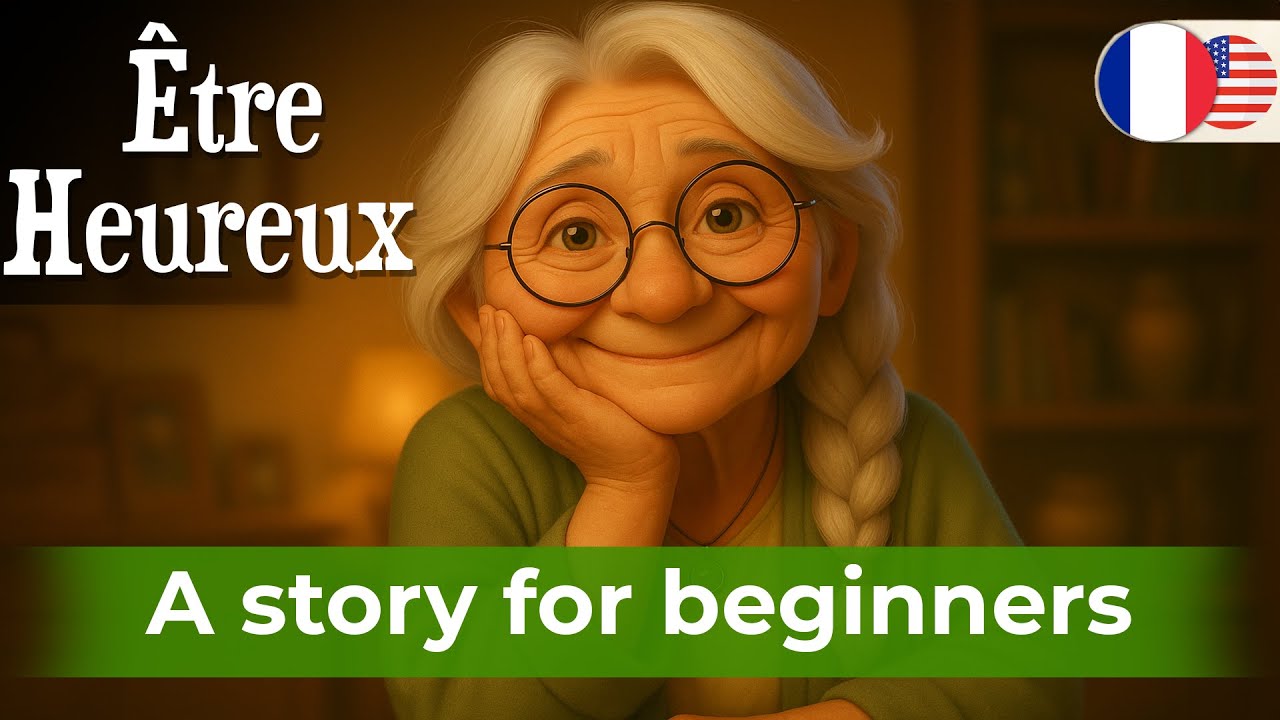 START TO UNDERSTAND FRENCH with Short Story (A1-A2) - To Be Happy