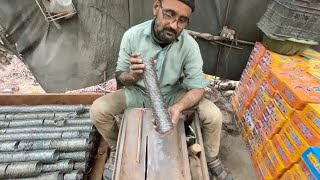 Most interesting Glass Bangle Making Process in Factory