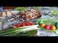 Вкусный рецепт  шашлыка .Мы на природе.