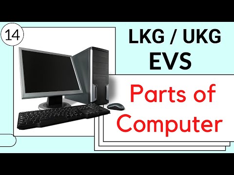 Class LKG / UKG EVS | parts of computer | computer parts name in english | toppo kids