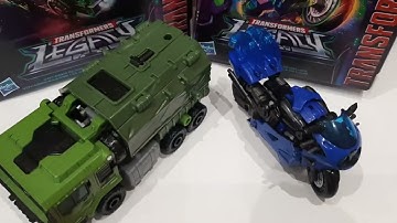 Transformers Legacy Prime Universe Bulkhead and Arcee review
