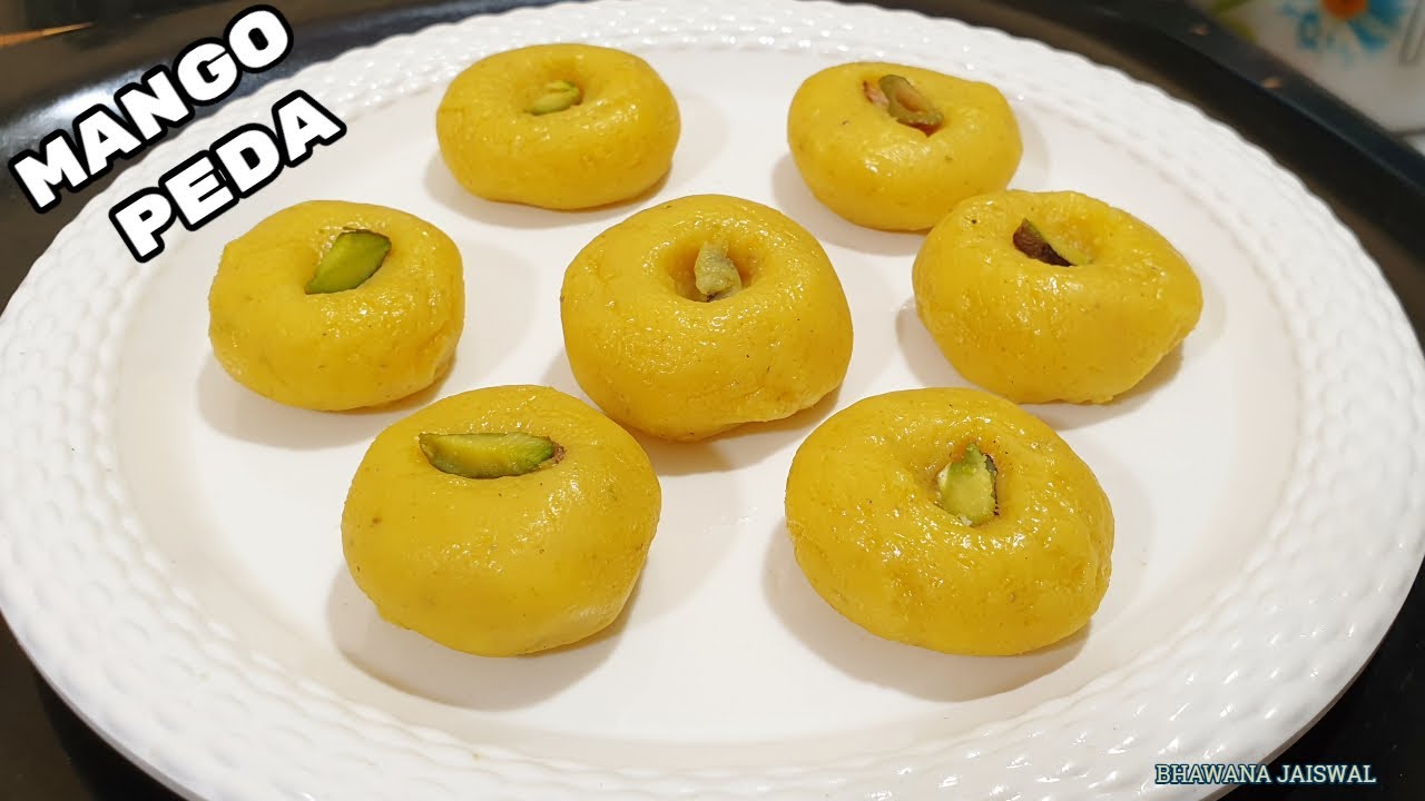Mango Peda Recipe I Instant Homemade Mango Peda I स्वादिष्ट मैंगो पेड़ा ...